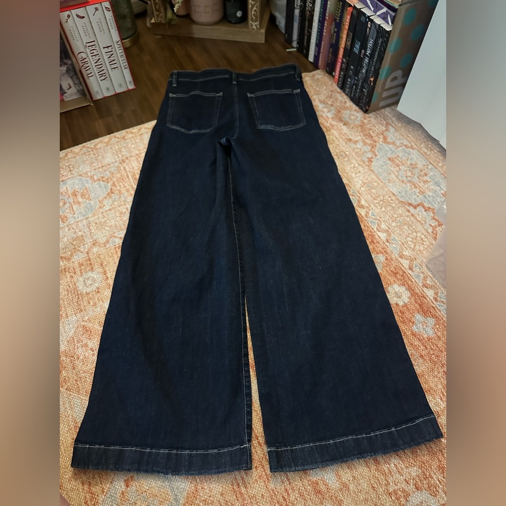 Frame Denim Francoise Wide-Leg High-Rise Jeans Virgo size 31 WE24DPA037 - Picture 10 of 10